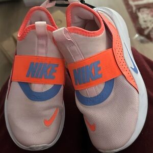 Nike Kids Sneakers - Pink, Orange, and Blue